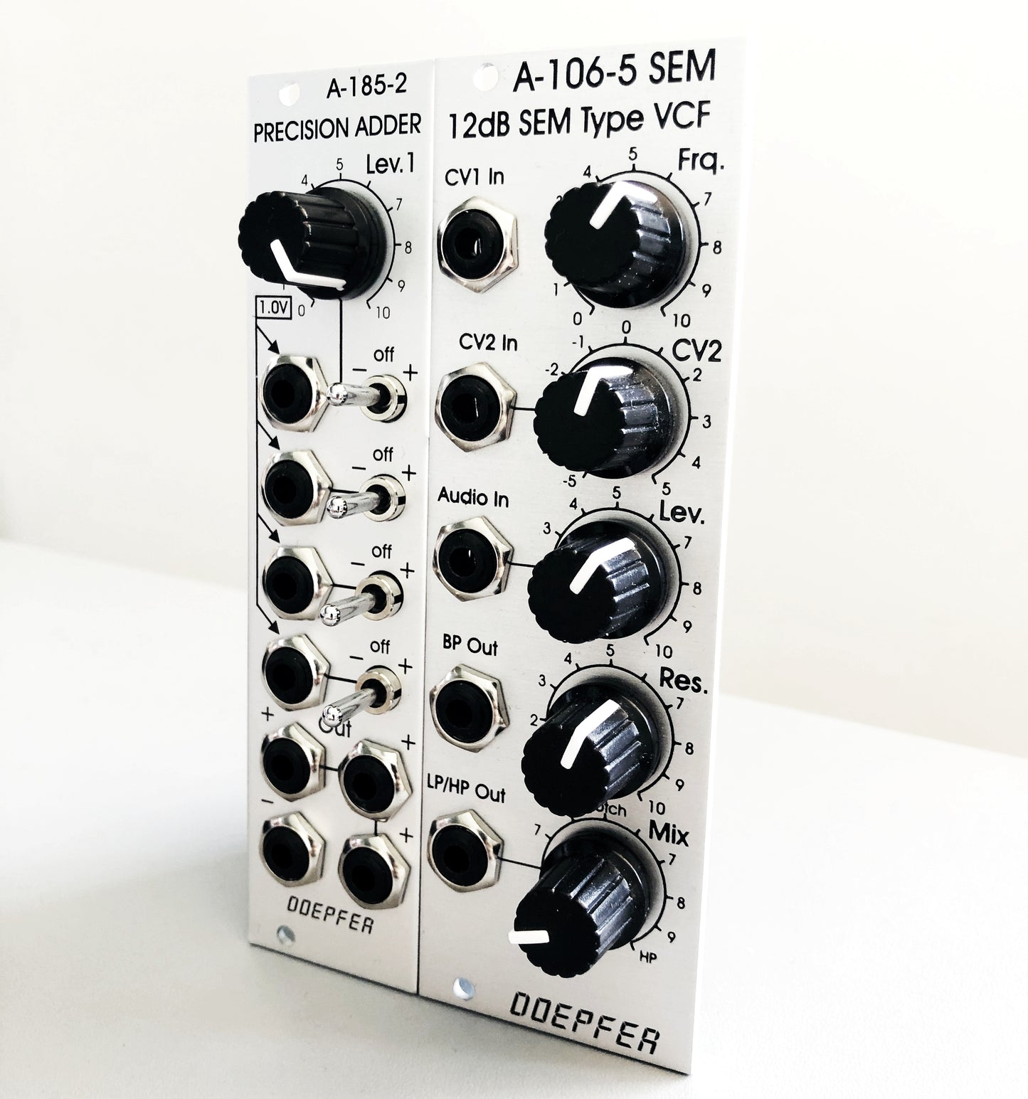 Knobs 6mm Black & White