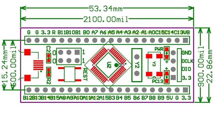 STM32F103C8T6 Development Board