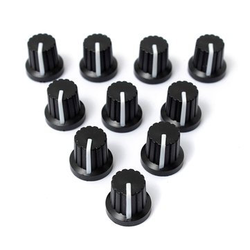Knobs 6mm Black & White