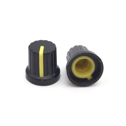 Knobs 6mm Black & Yellow