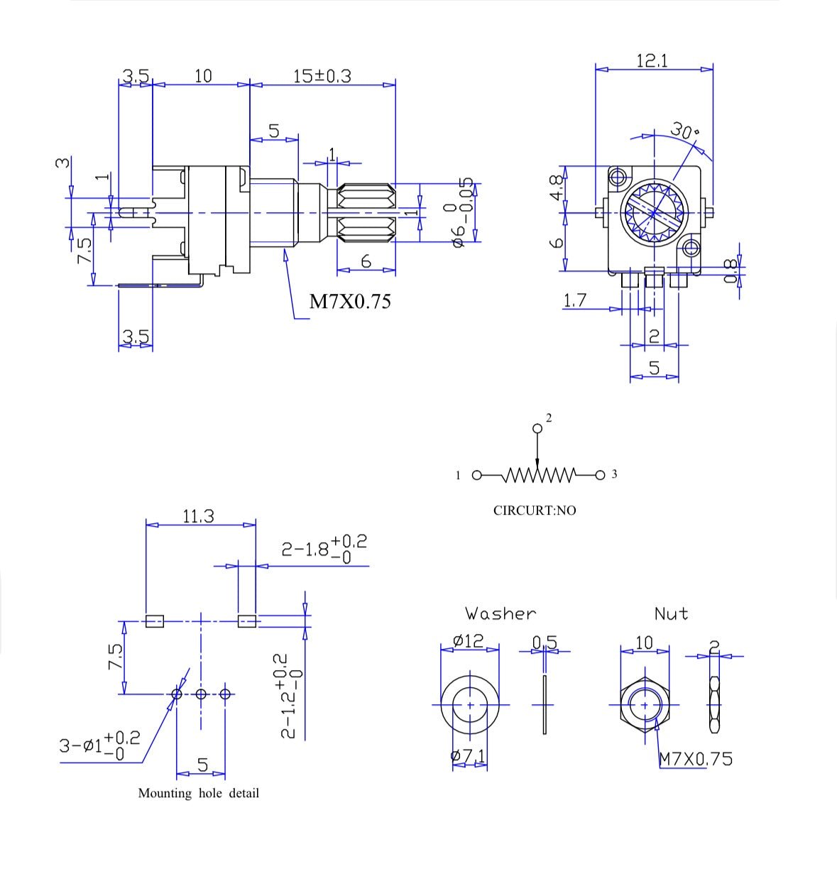 Potentiometer T-18