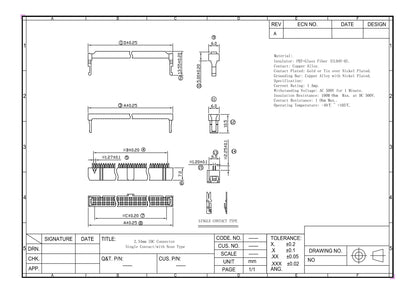 Connector For Ribbon Cable 16Pin